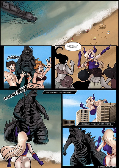 Nyte- Mt. Lady vs Godzilla